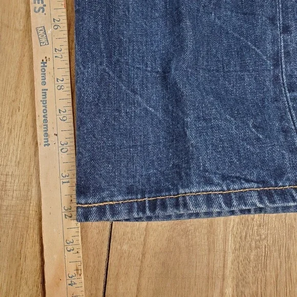 Levis for Brooks Brothers Mens Jeans 35x32 Made in USA Dark Wash Bootcut